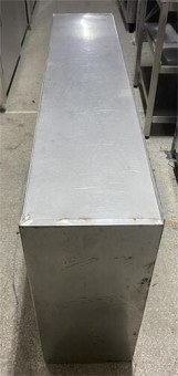  Ποτηριέρα Ανοιχτή Inox 150x32x75Cm Μεταχειρισμένη